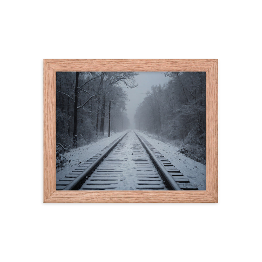 Railway Slumber - Framed Paintography