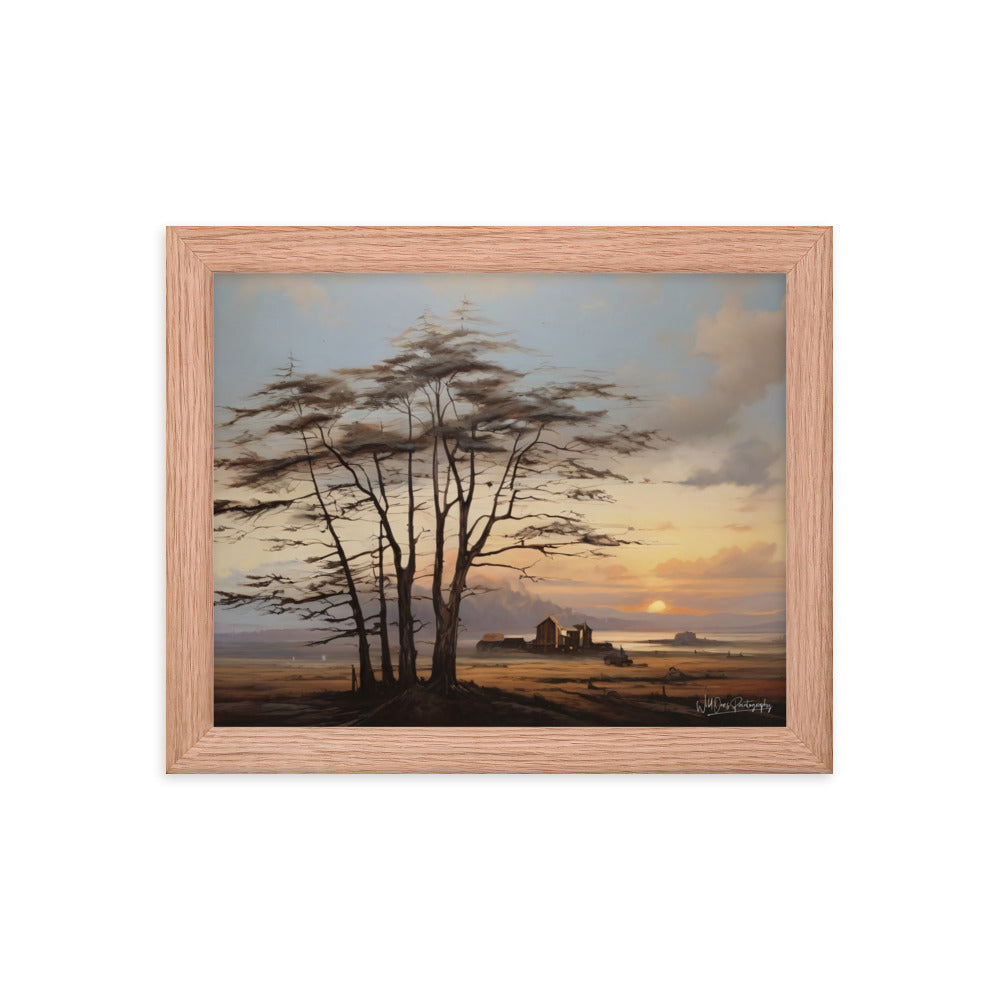 Prairie Tree - Framed Paintography