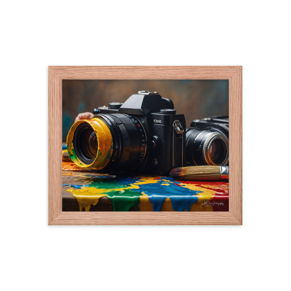 Painted Optic - Framed Paintography