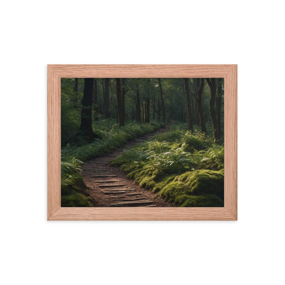 Nature's Forgotten Way - Framed Paintography
