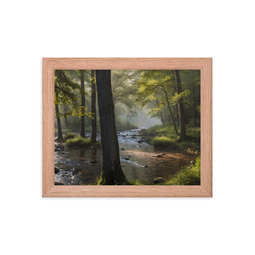 Nature's Oasis - Framed Paintography