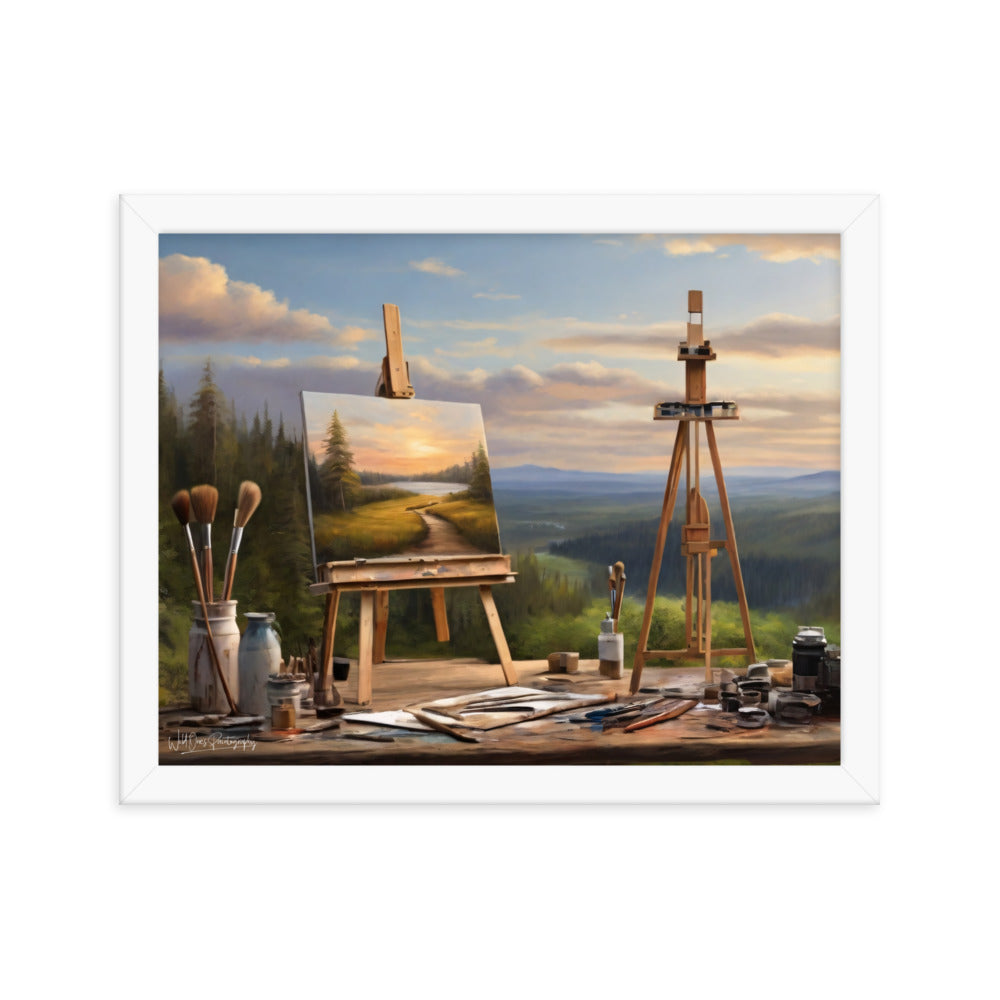Valley Easel - Framed Paintography