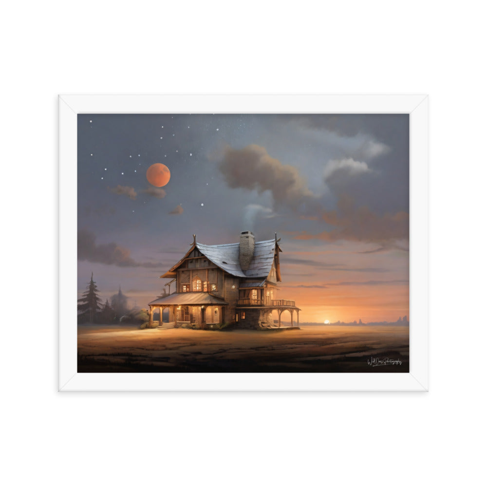 Sunset Morning - Framed Paintography