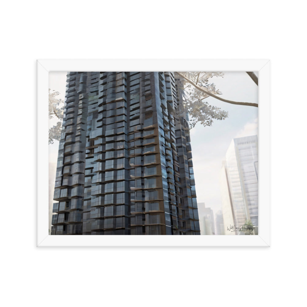 Steel Building - Framed Paintography