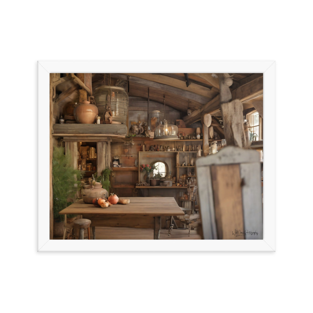 Cottage Dining - Framed Paintography
