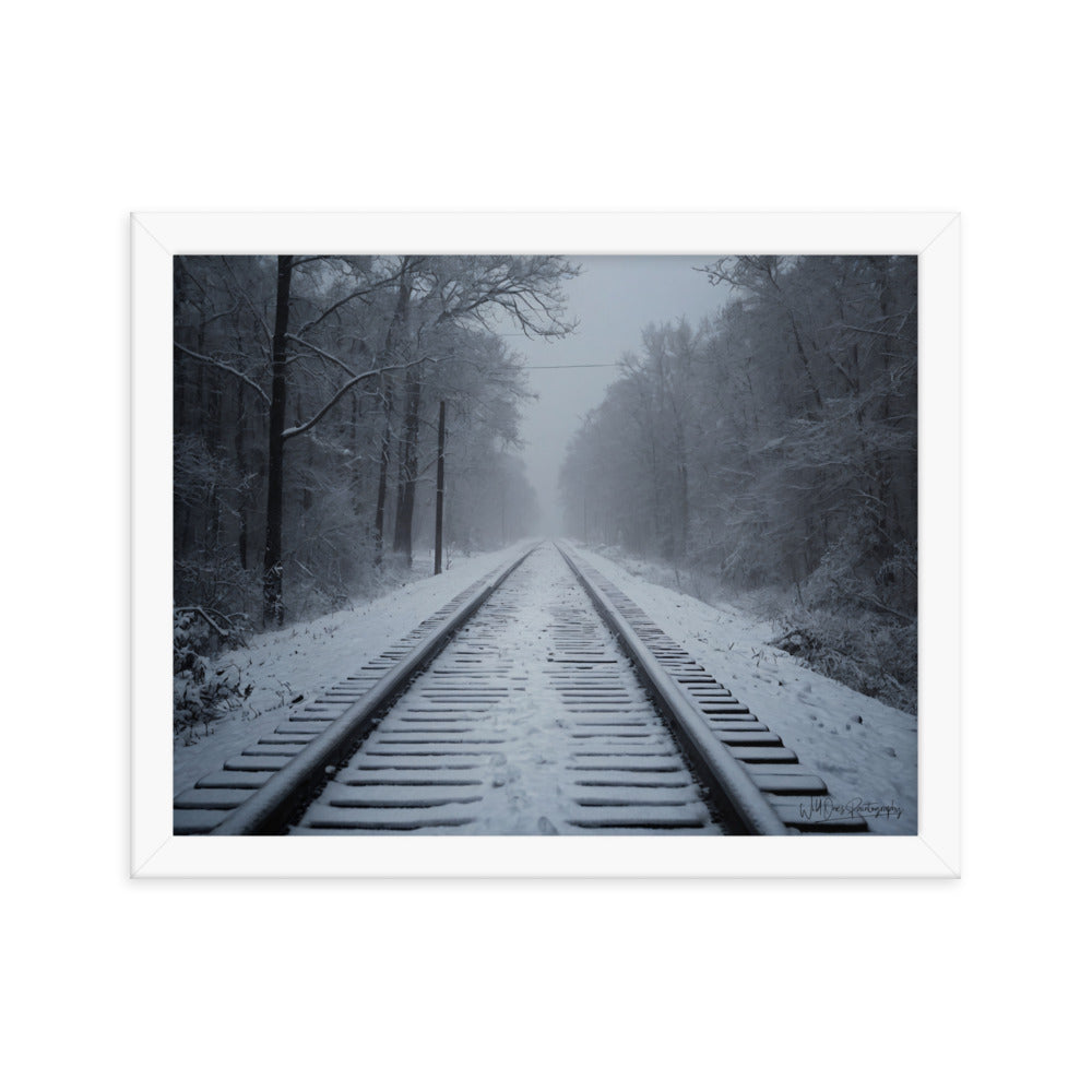 Railway Slumber - Framed Paintography