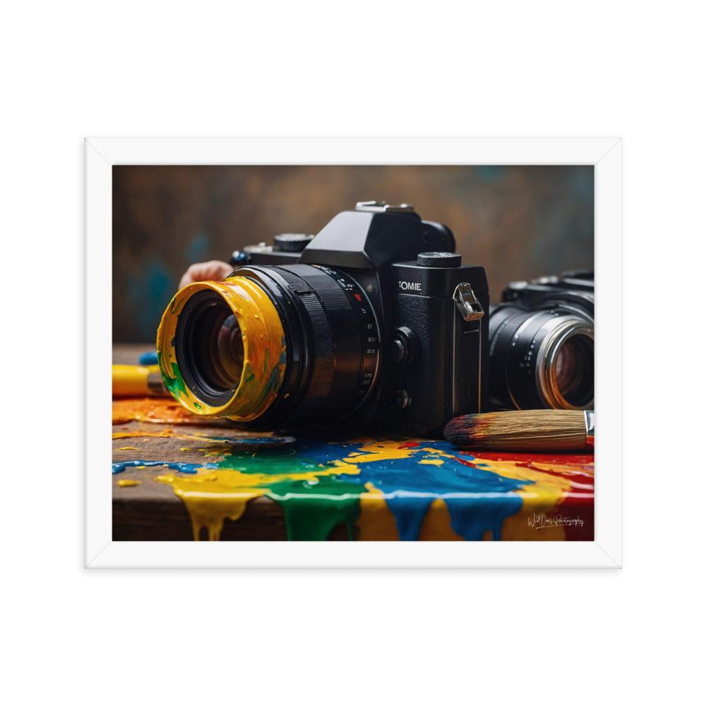Painted Optic - Framed Paintography