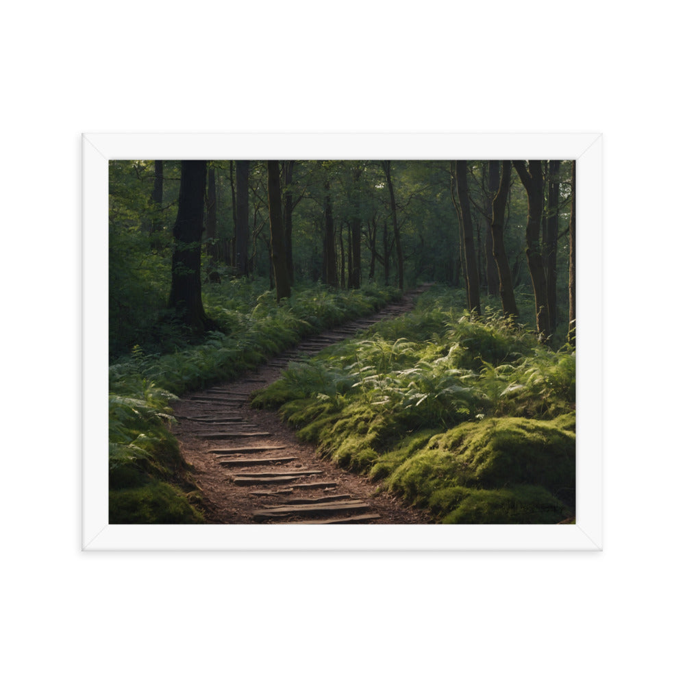 Nature's Forgotten Way - Framed Paintography