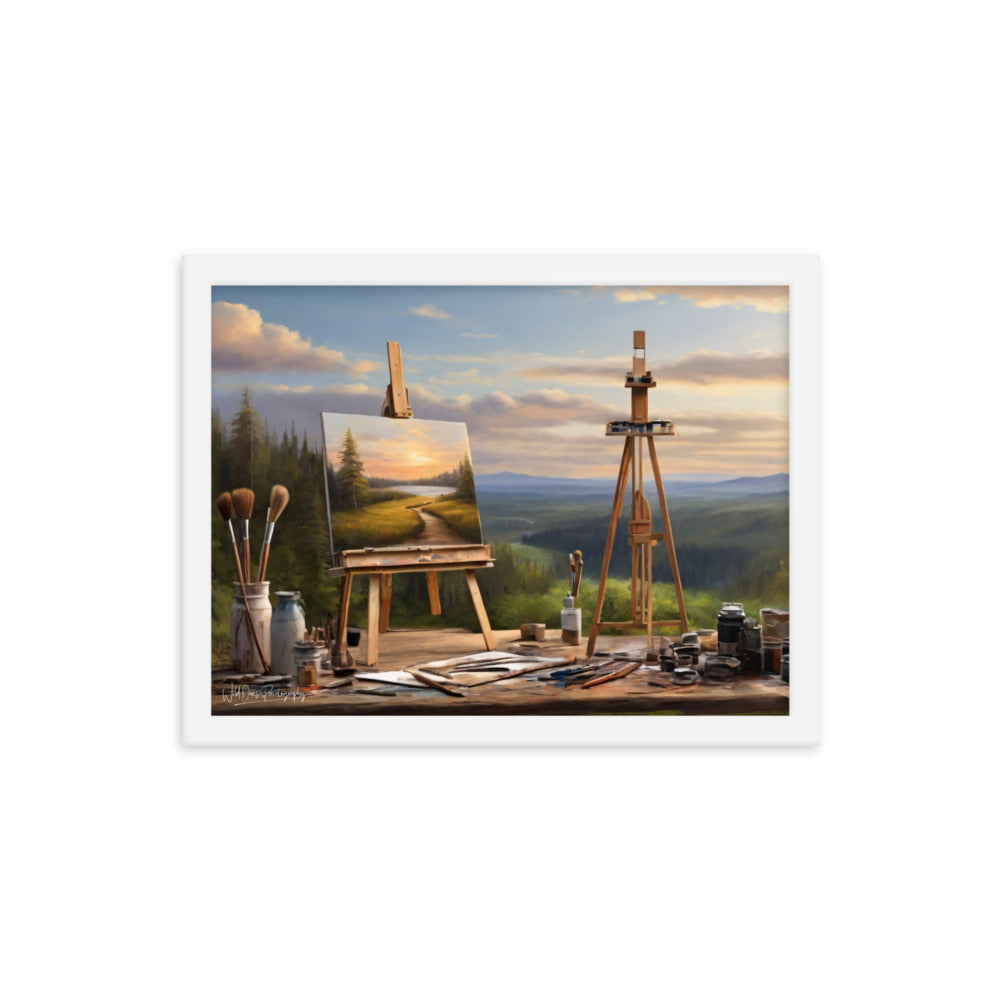 Valley Easel - Framed Paintography