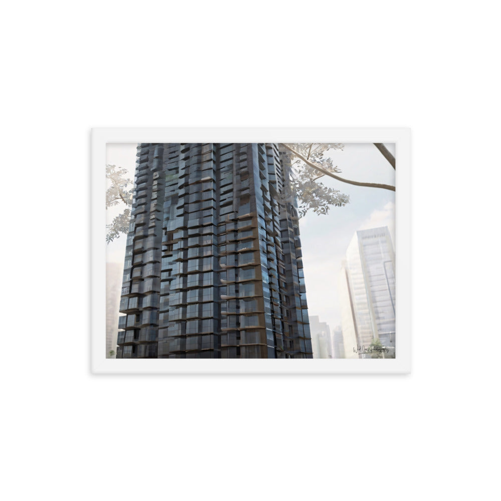 Steel Building - Framed Paintography