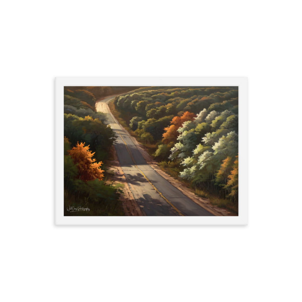 Scenic Way - Framed Paintography