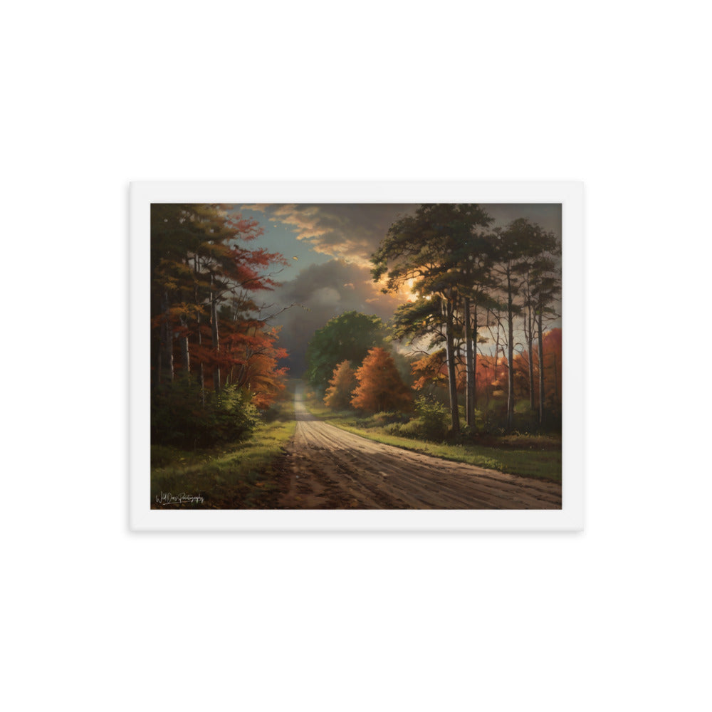 Rustic Road - Framed Paintography