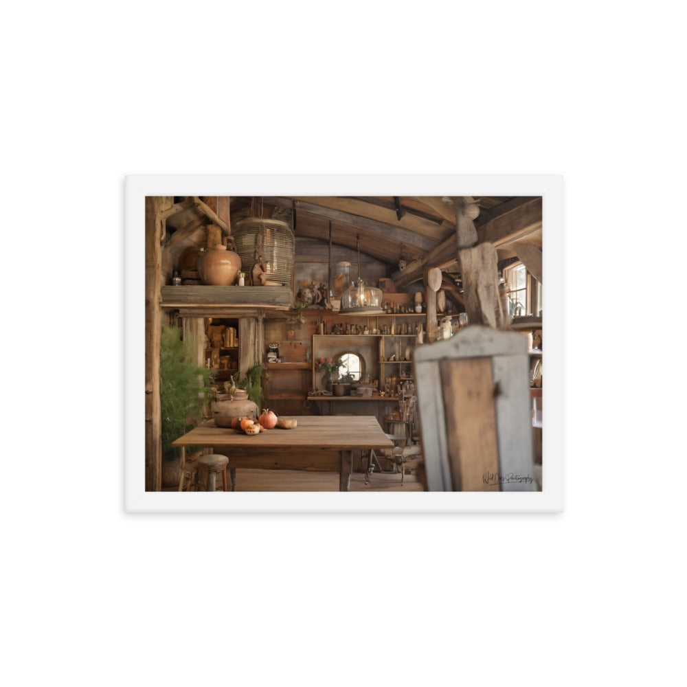 Cottage Dining - Framed Paintography
