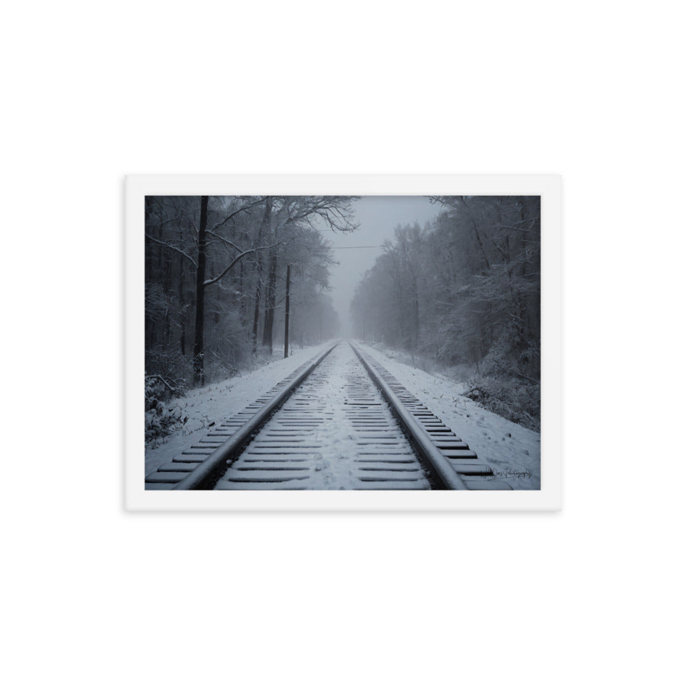 Railway Slumber - Framed Paintography