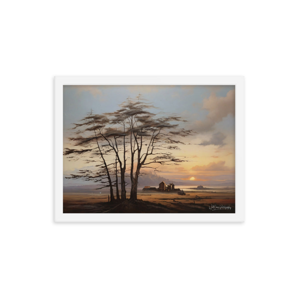 Prairie Tree - Framed Paintography