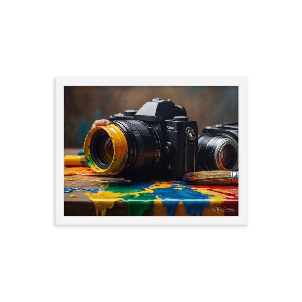 Painted Optic - Framed Paintography