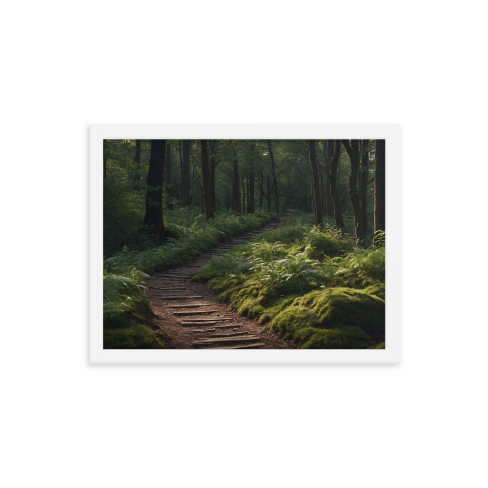 Nature's Forgotten Way - Framed Paintography