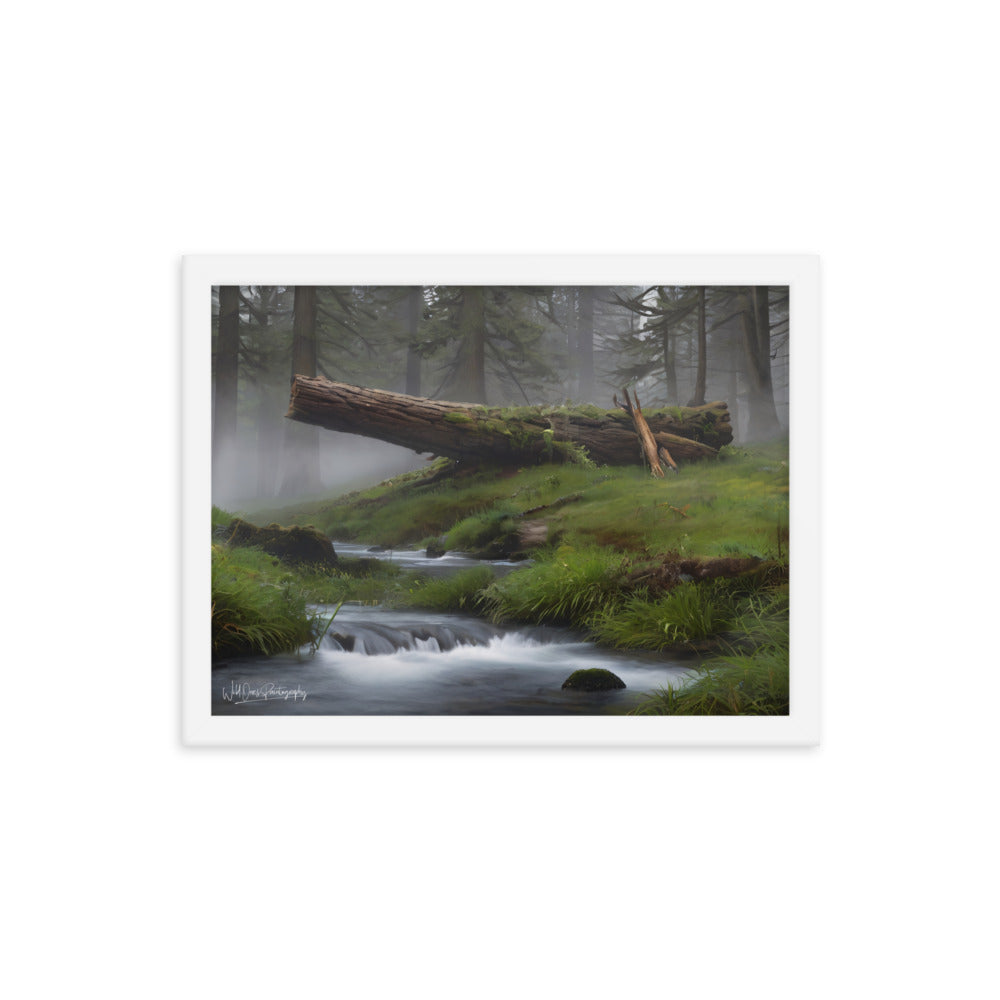 Enchanted Woodland Flow - Framed Paintography