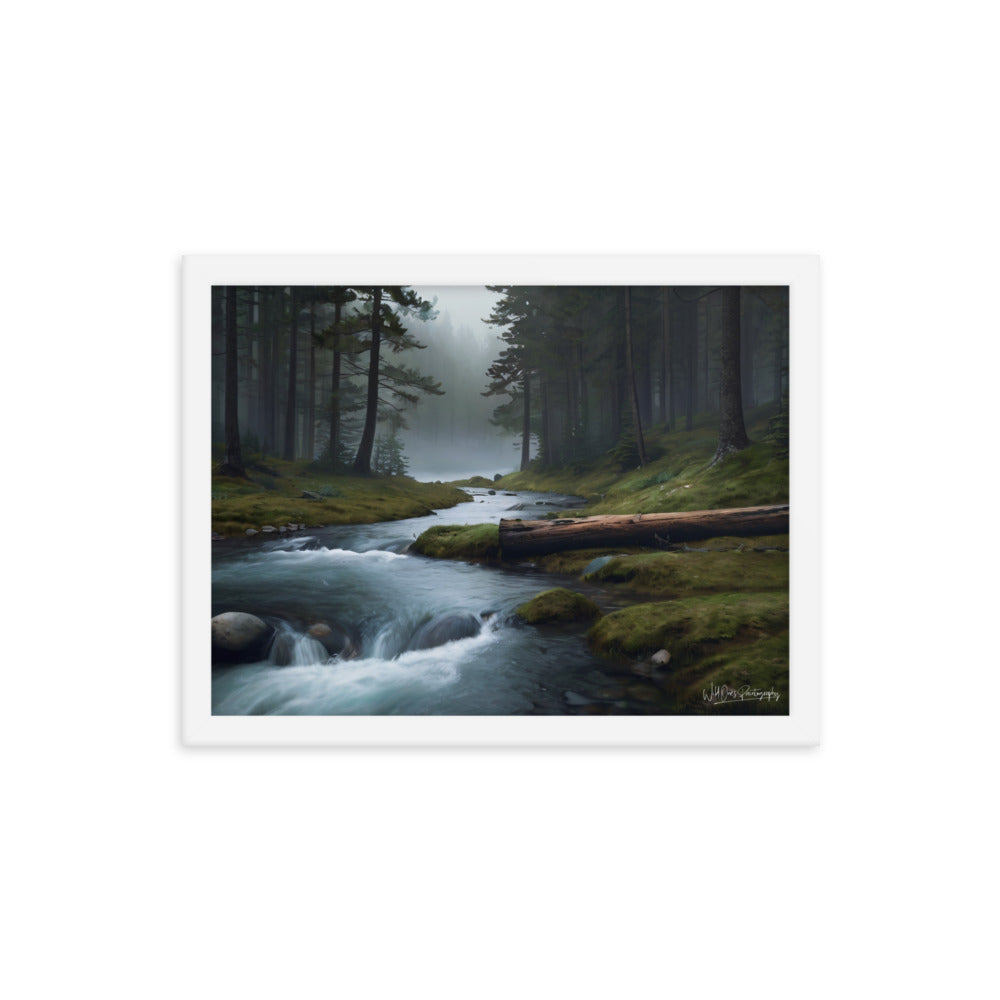 Foggy Creek Serenity - Framed Paintography