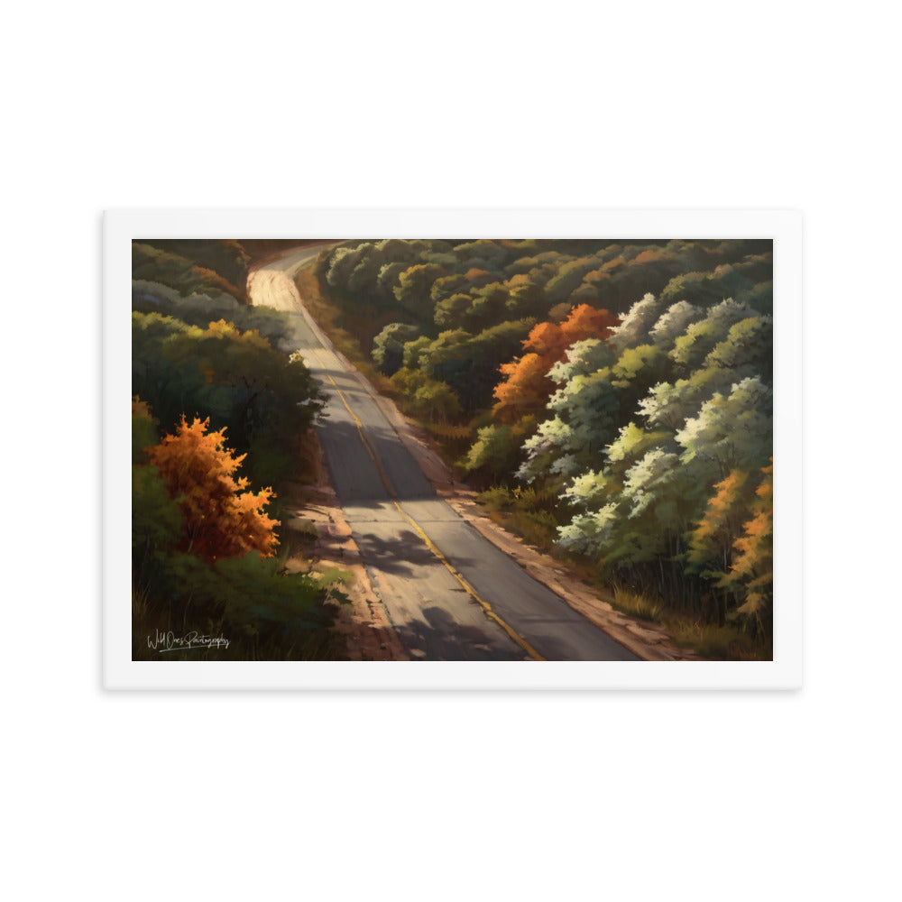 Scenic Way - Framed Paintography