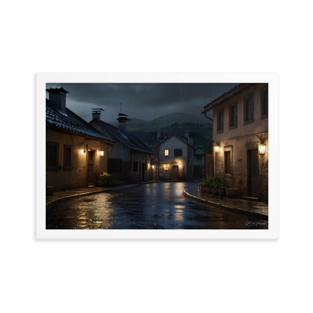 Rainy Day - Framed Paintography