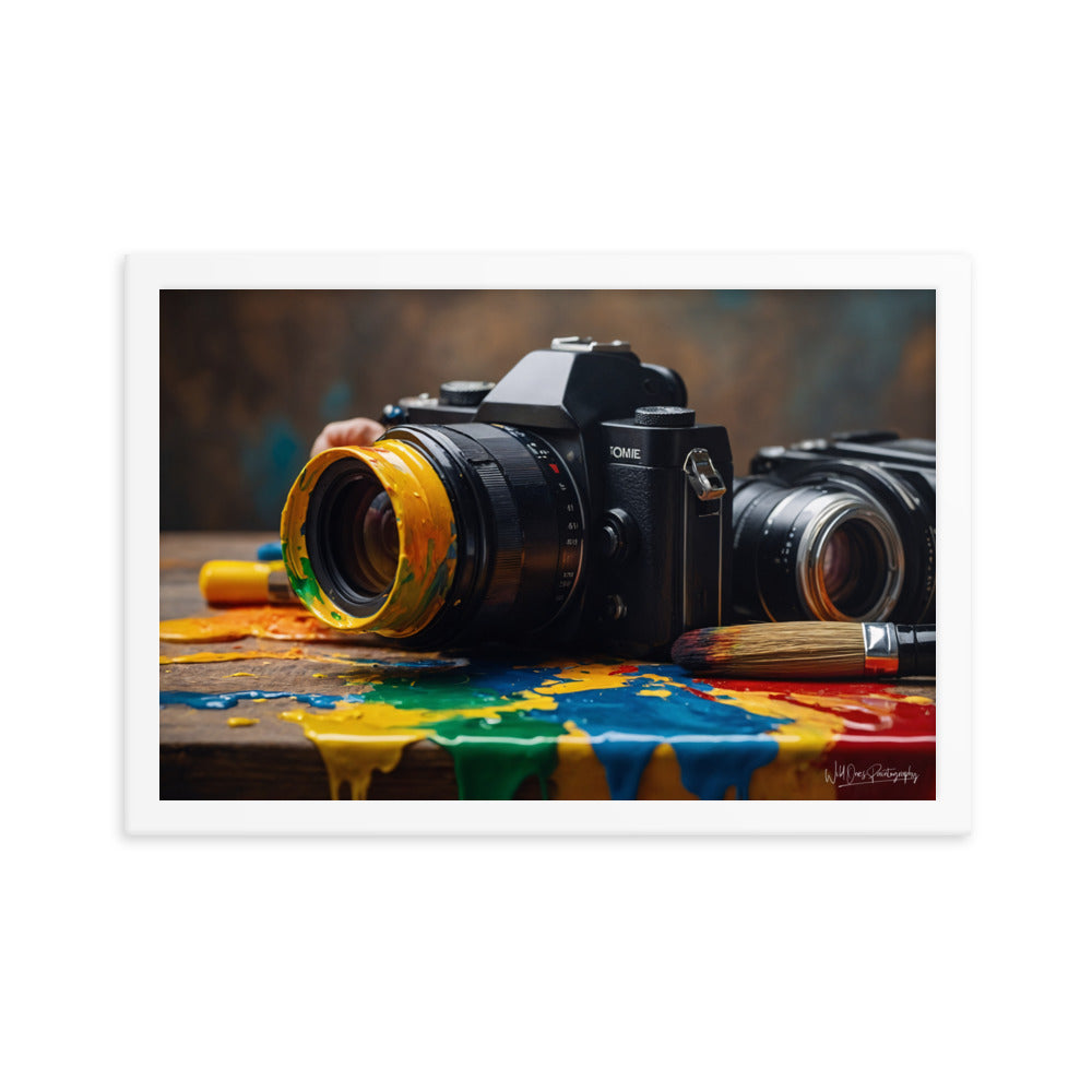 Painted Optic - Framed Paintography