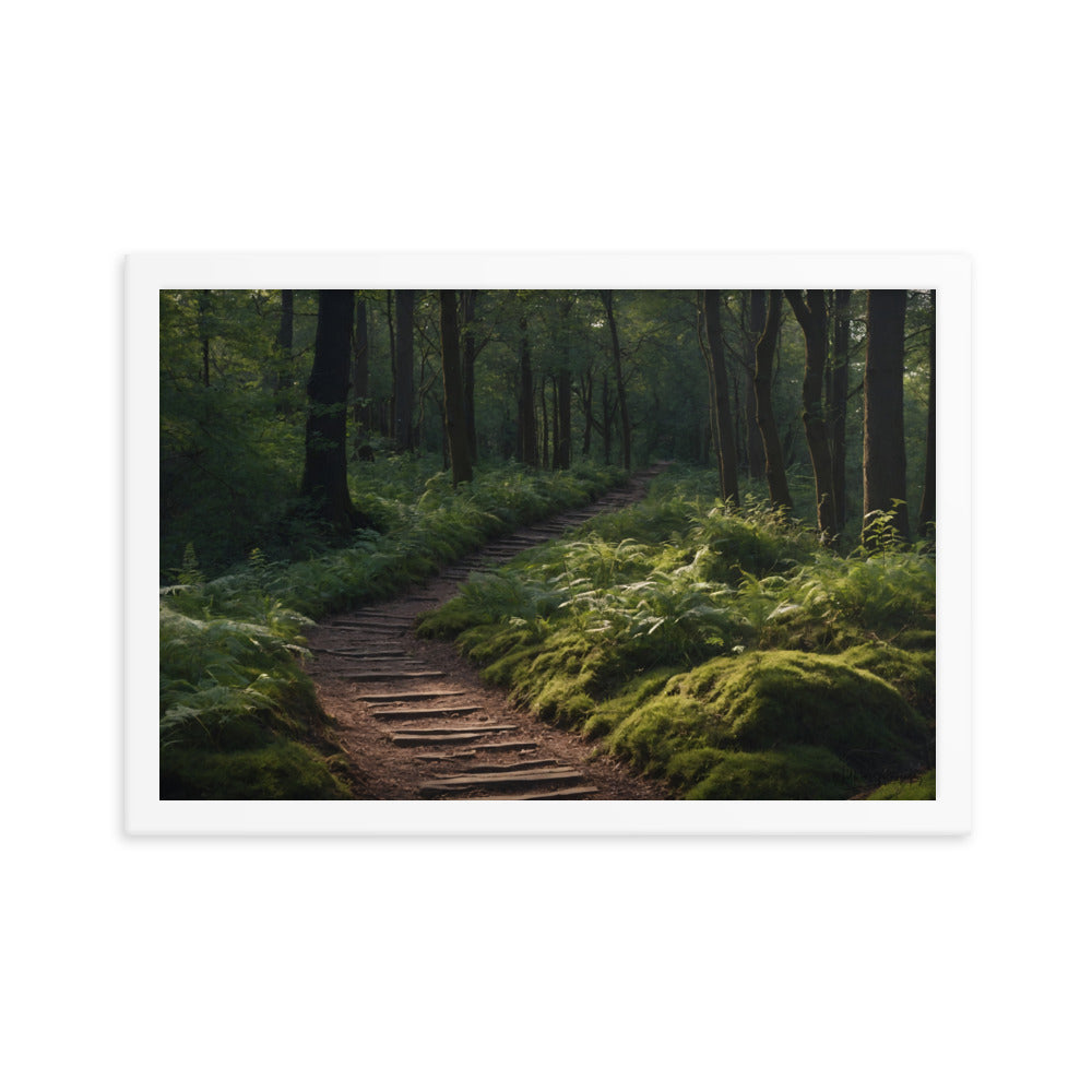 Nature's Forgotten Way - Framed Paintography