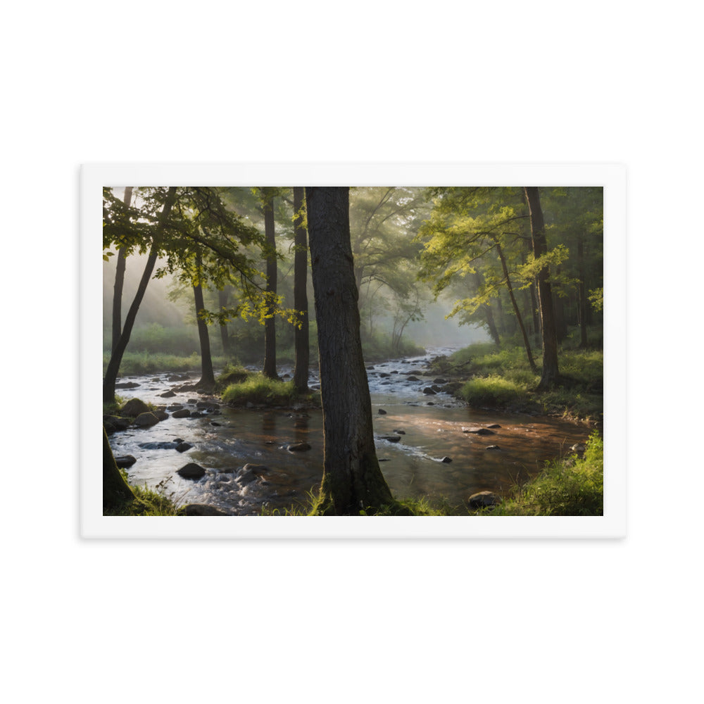 Nature's Oasis - Framed Paintography