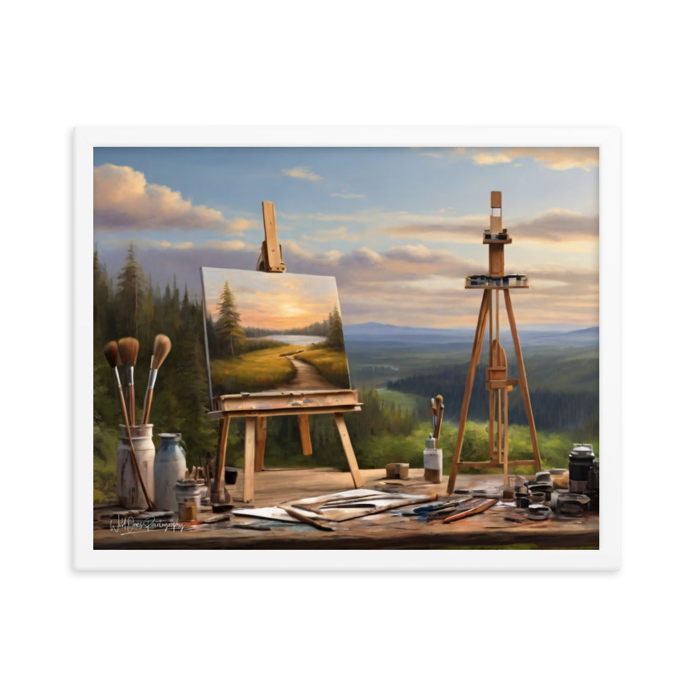 Valley Easel - Framed Paintography