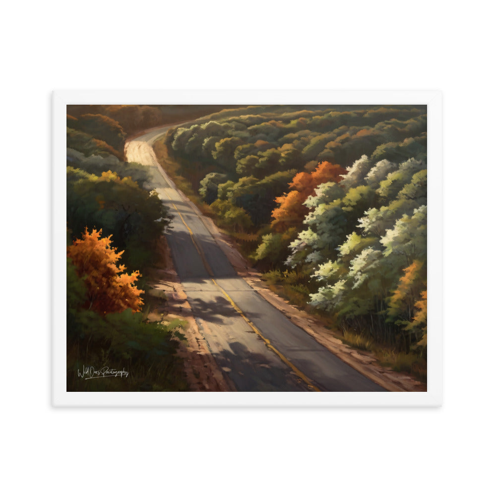Scenic Way - Framed Paintography