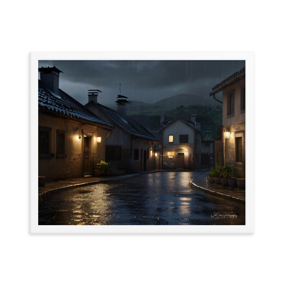 Rainy Day - Framed Paintography