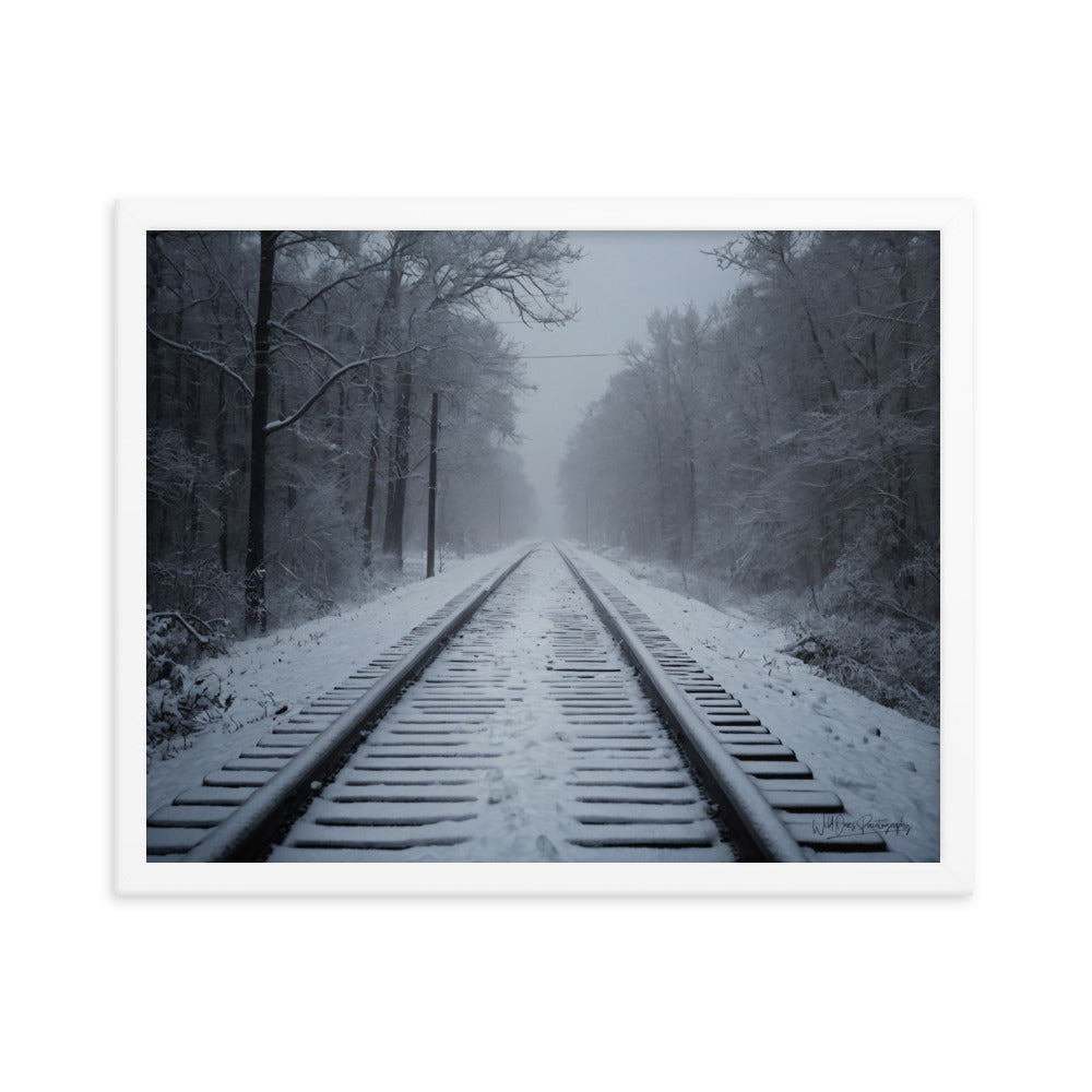 Railway Slumber - Framed Paintography