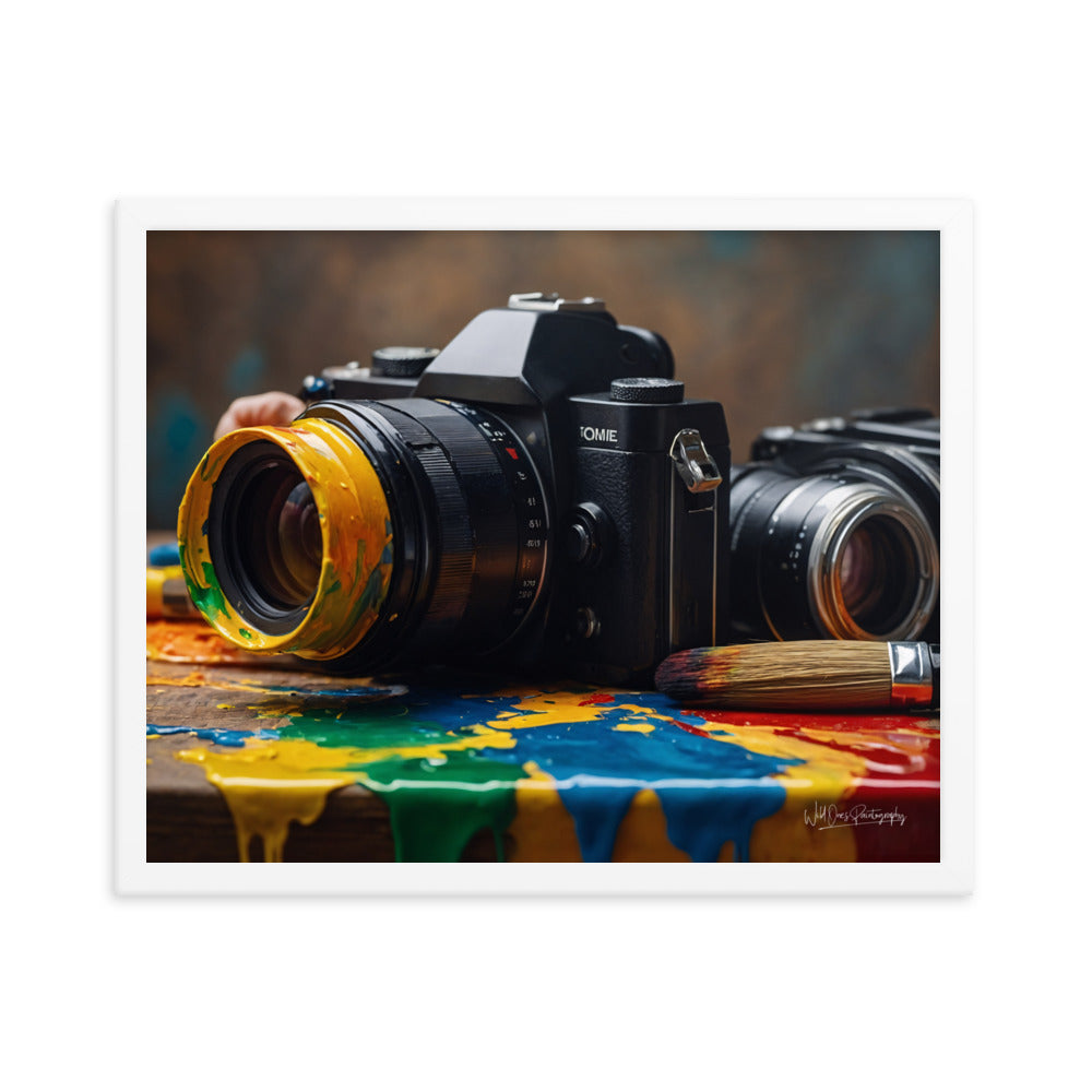 Painted Optic - Framed Paintography