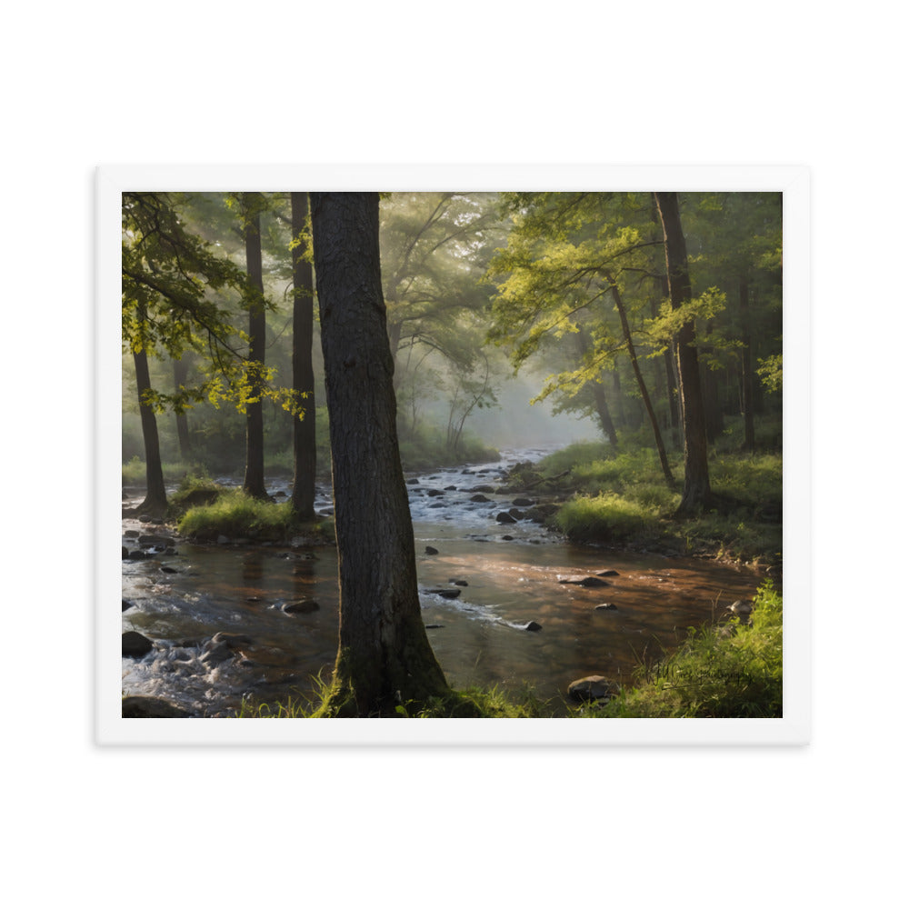 Nature's Oasis - Framed Paintography