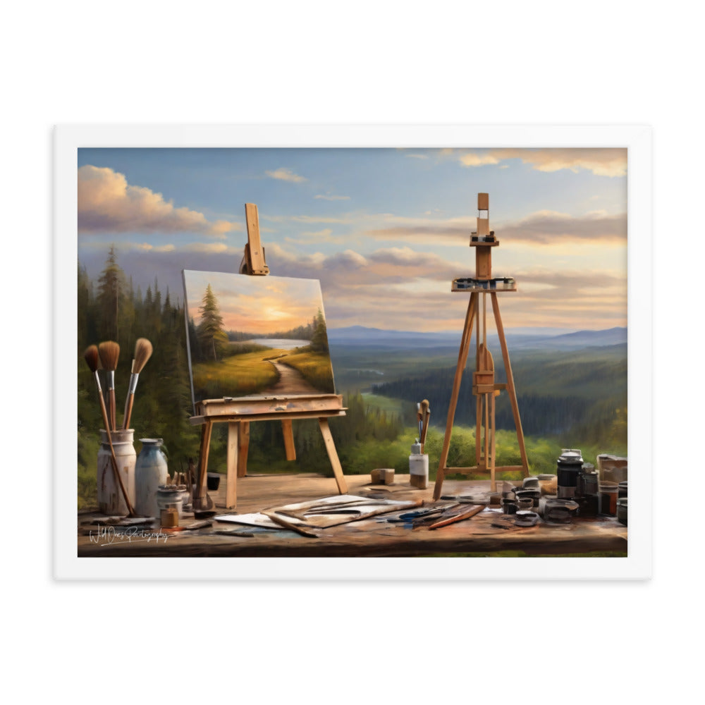 Valley Easel - Framed Paintography