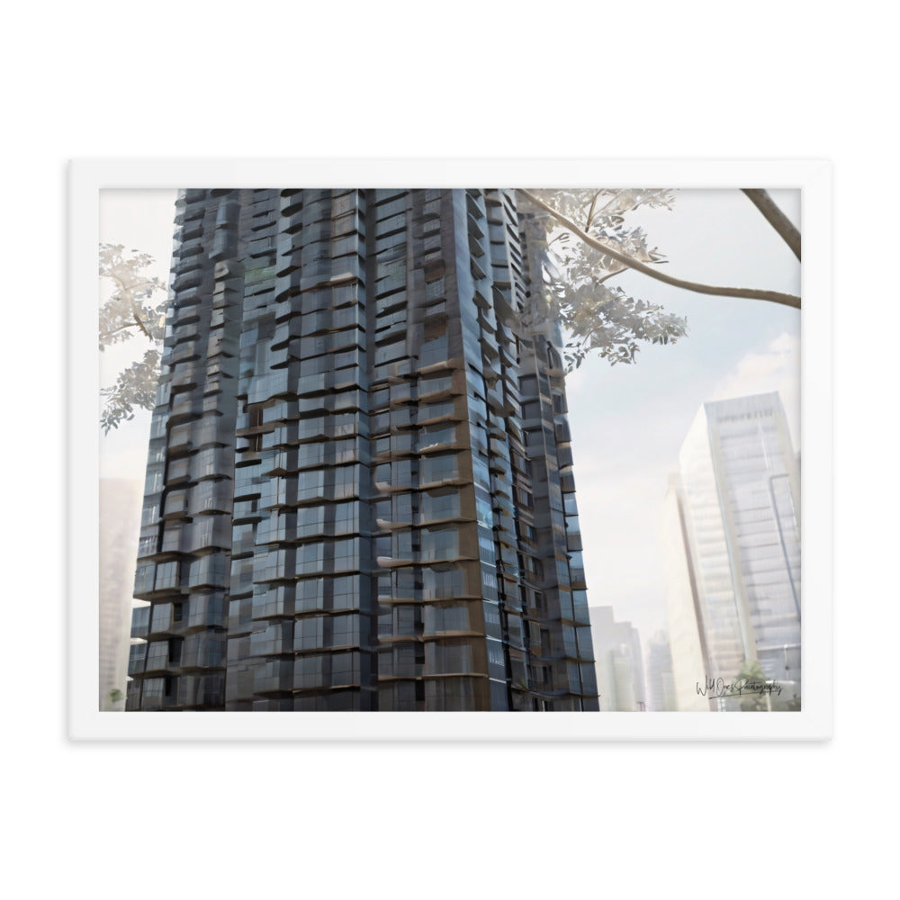 Steel Building - Framed Paintography