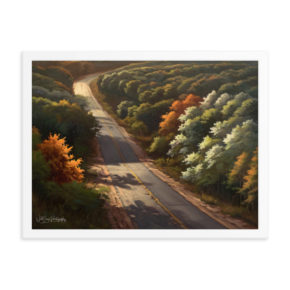 Scenic Way - Framed Paintography