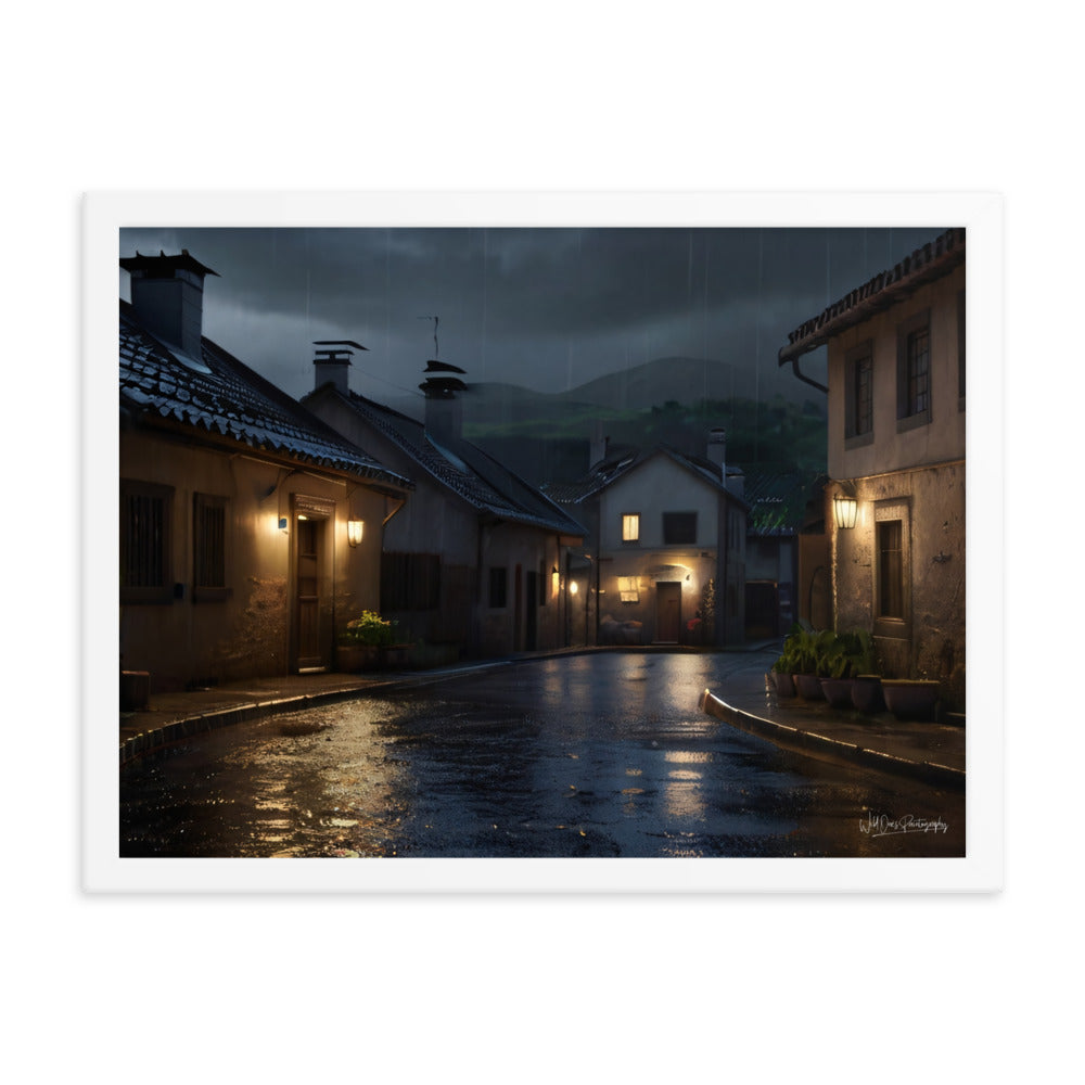 Rainy Day - Framed Paintography