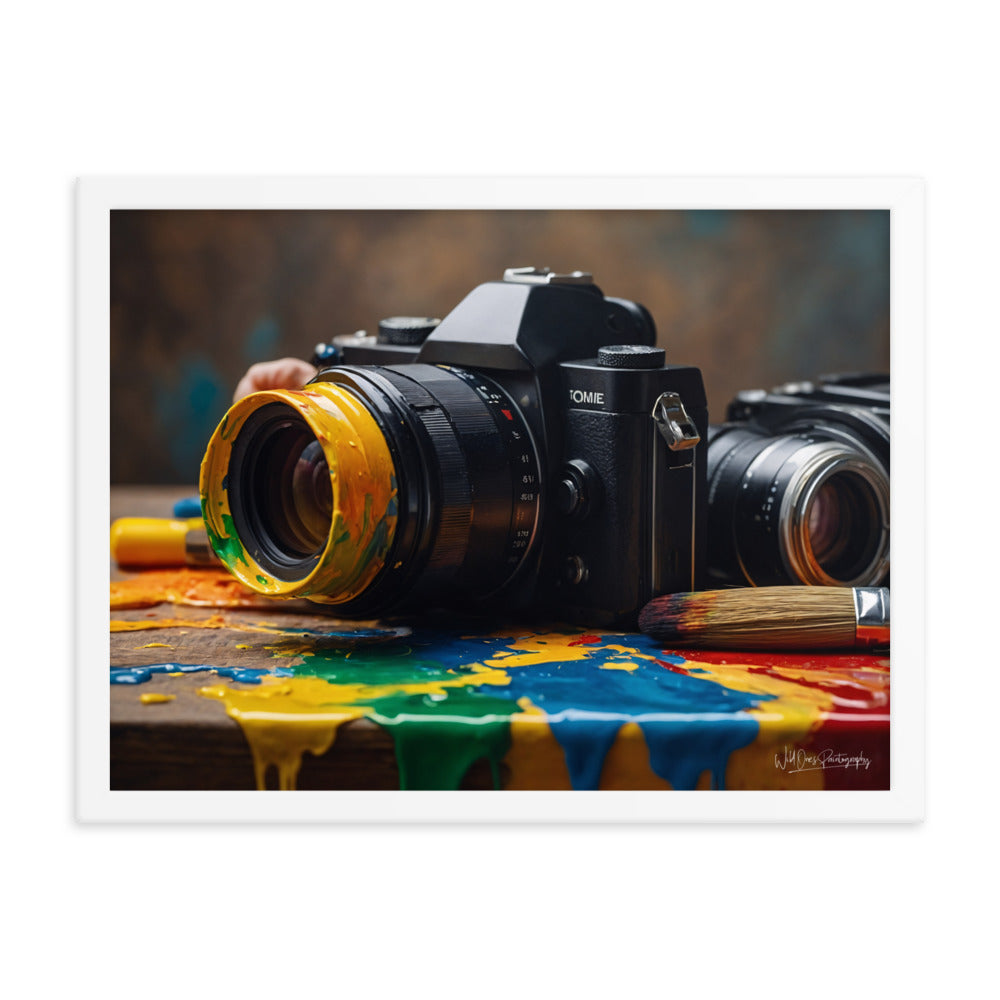 Painted Optic - Framed Paintography