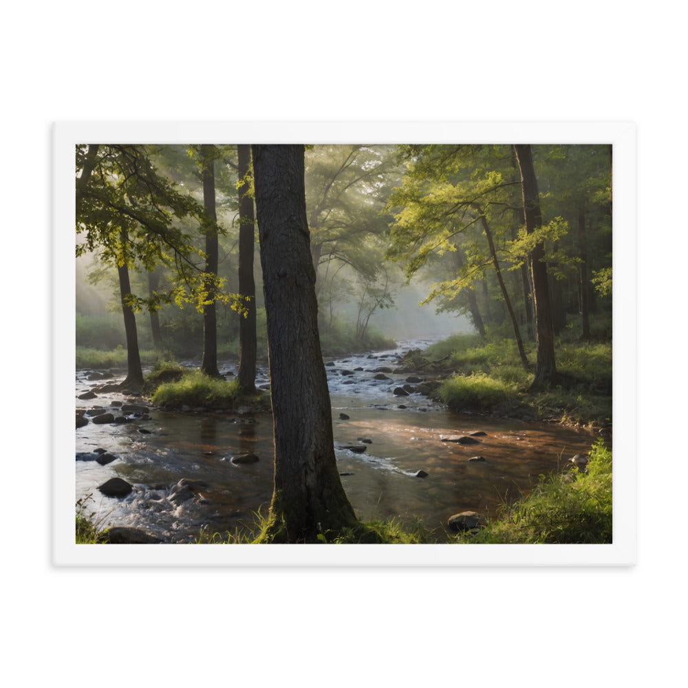 Nature's Oasis - Framed Paintography