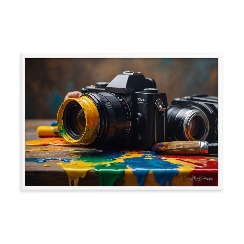 Painted Optic - Framed Paintography