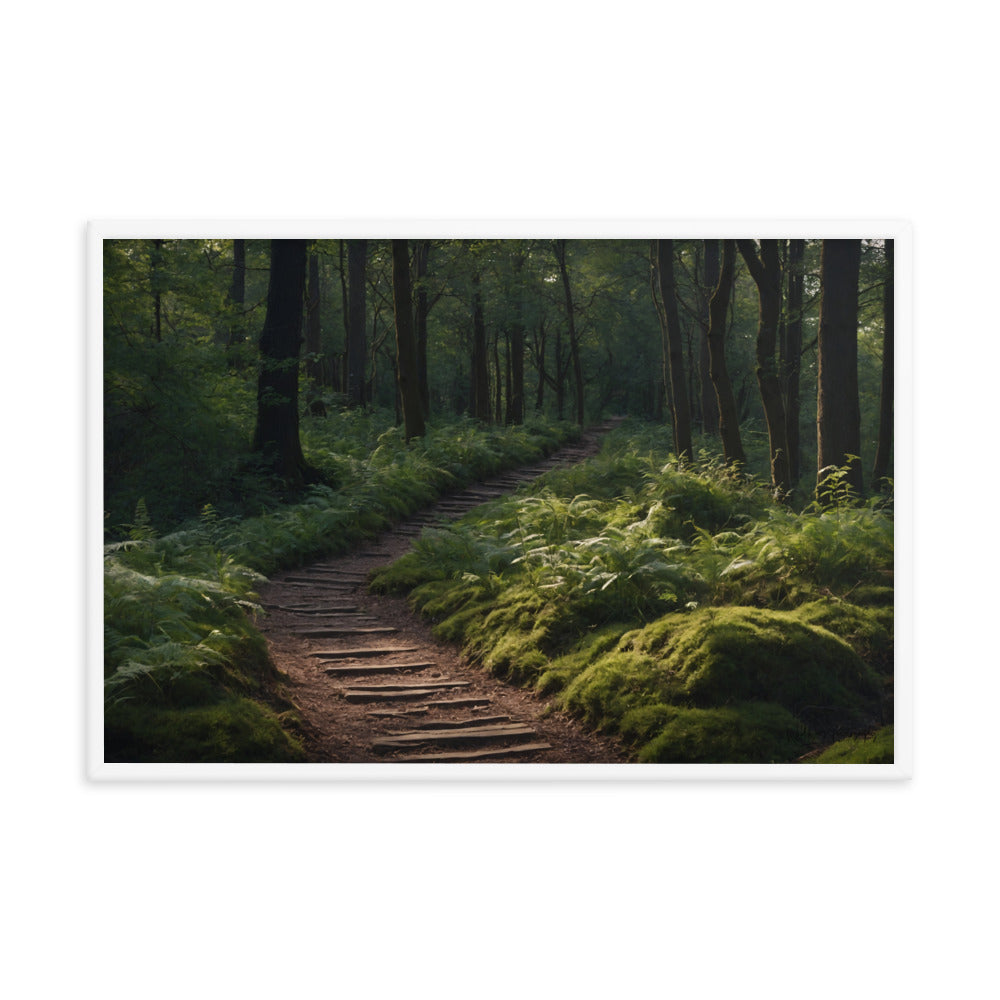 Nature's Forgotten Way - Framed Paintography