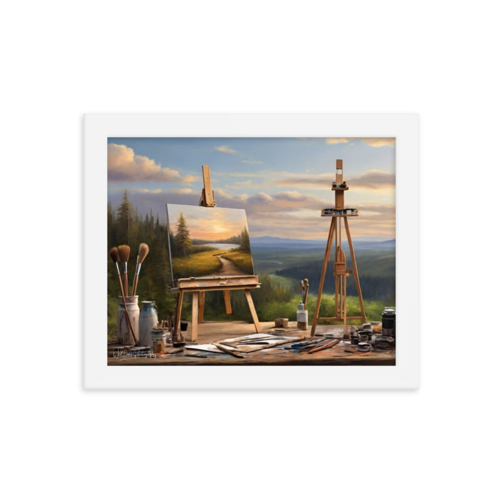 Valley Easel - Framed Paintography
