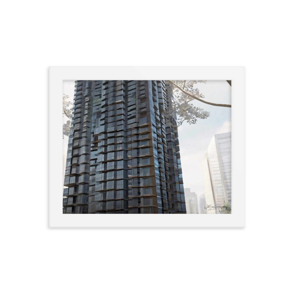 Steel Building - Framed Paintography