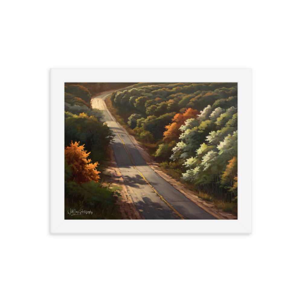 Scenic Way - Framed Paintography