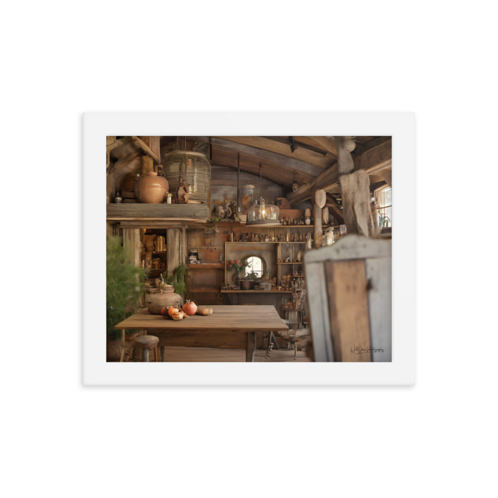 Cottage Dining - Framed Paintography