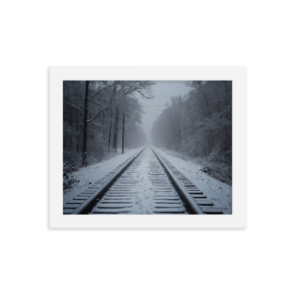 Railway Slumber - Framed Paintography