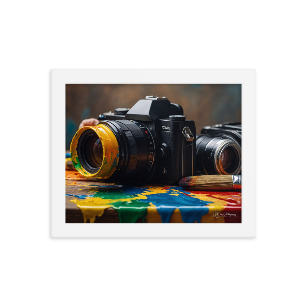 Painted Optic - Framed Paintography