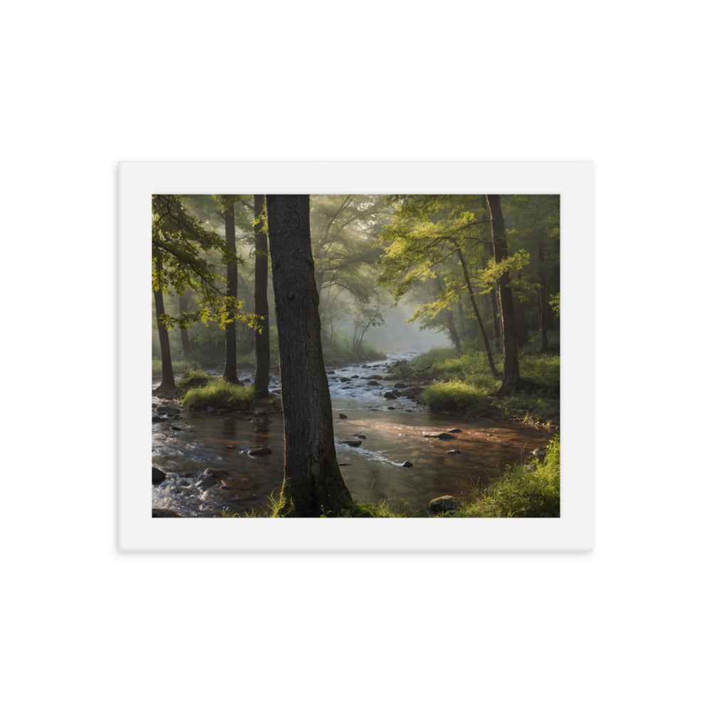 Nature's Oasis - Framed Paintography